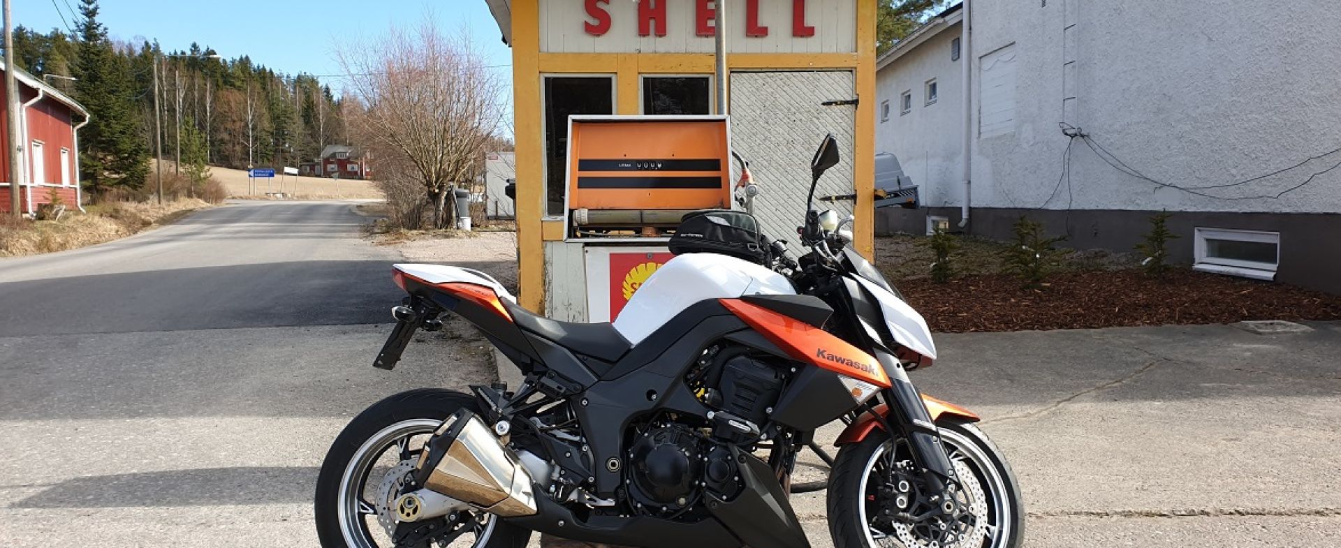 Finland's first Shell petrol station