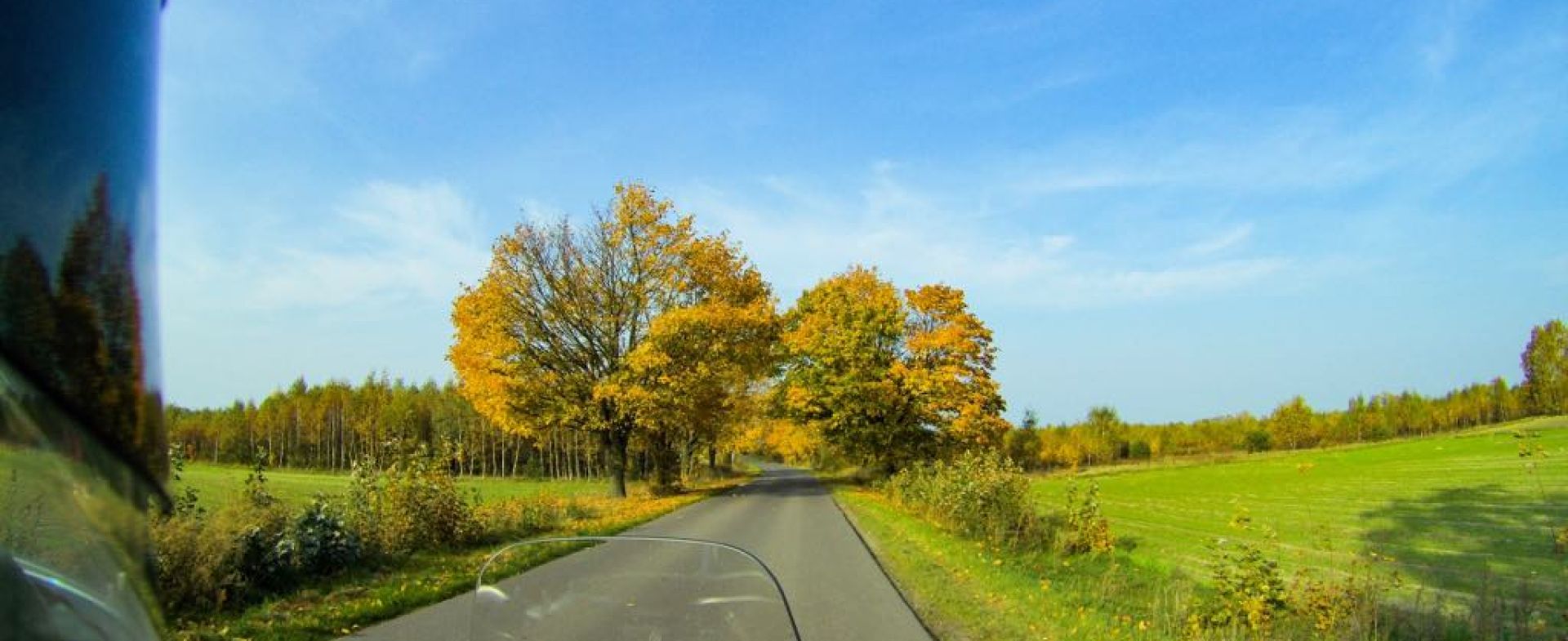Nice road near Warsaw