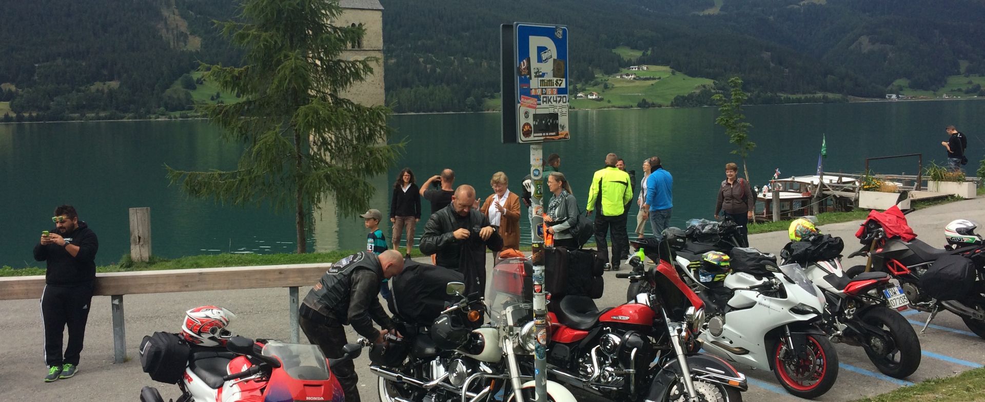 Alps 2023 on the Energica Experia