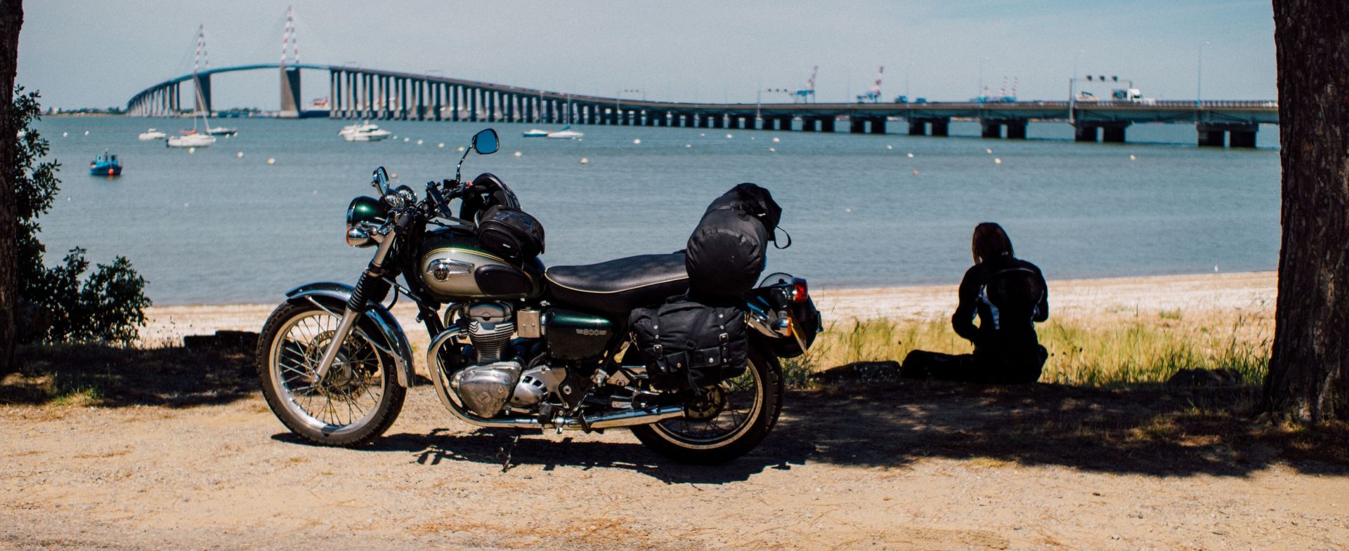 Saint Nazaire Bridge view