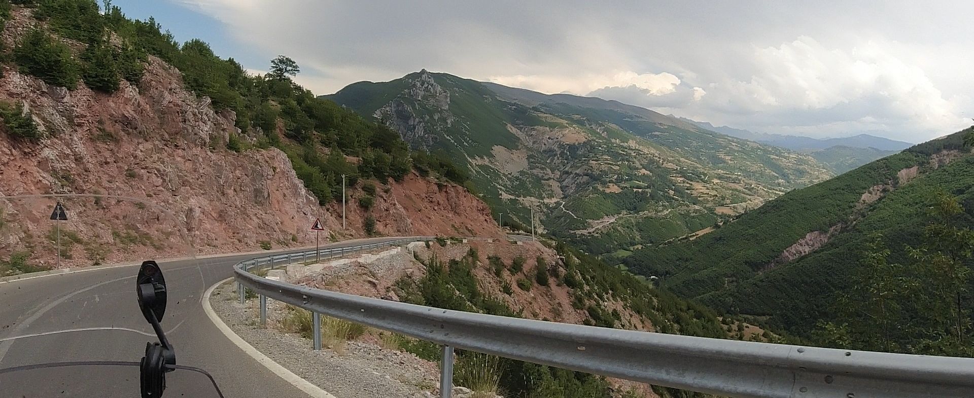 SH31 road from Kukës to Peshkopi