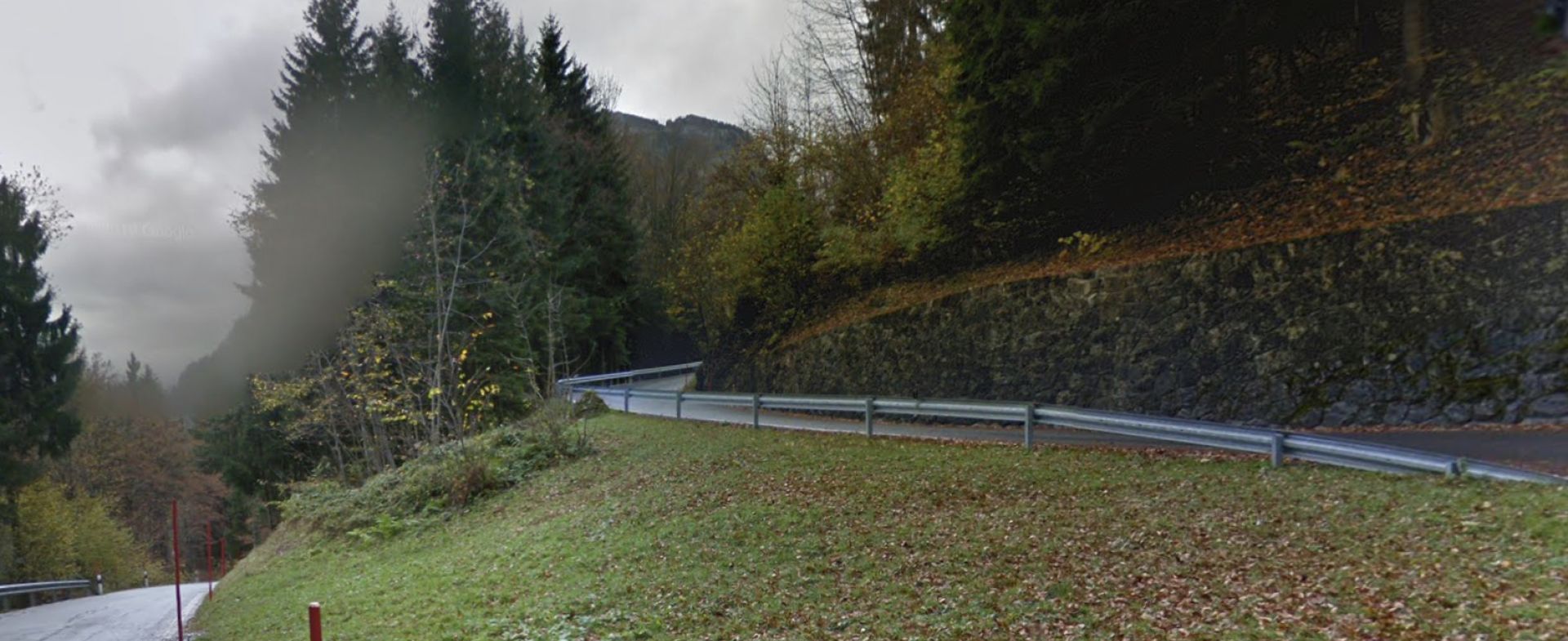 Satteleggstrasse road to Lake Sihlsee