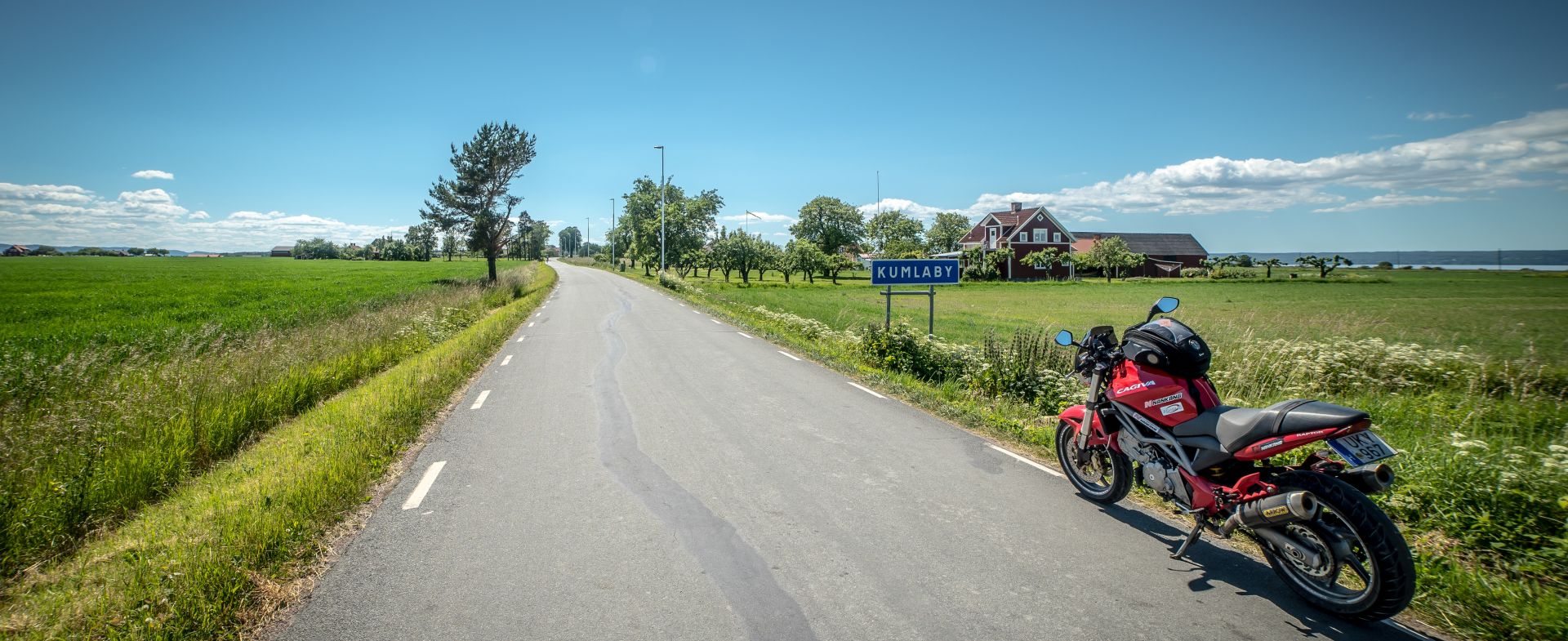 Riding on a historic island