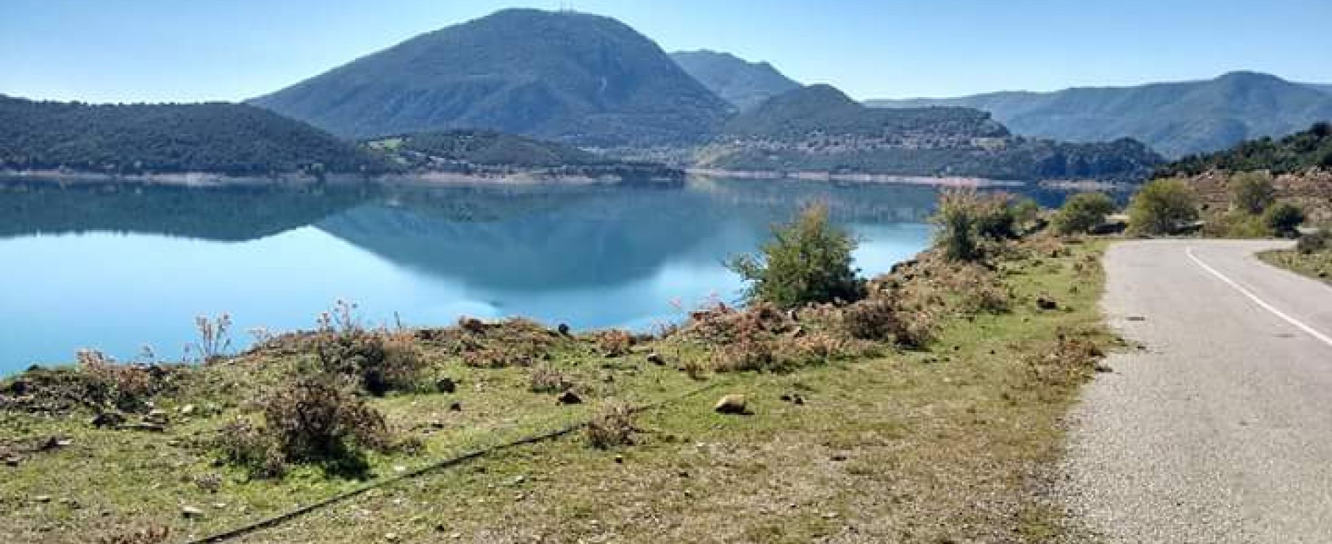 The two dam lake.