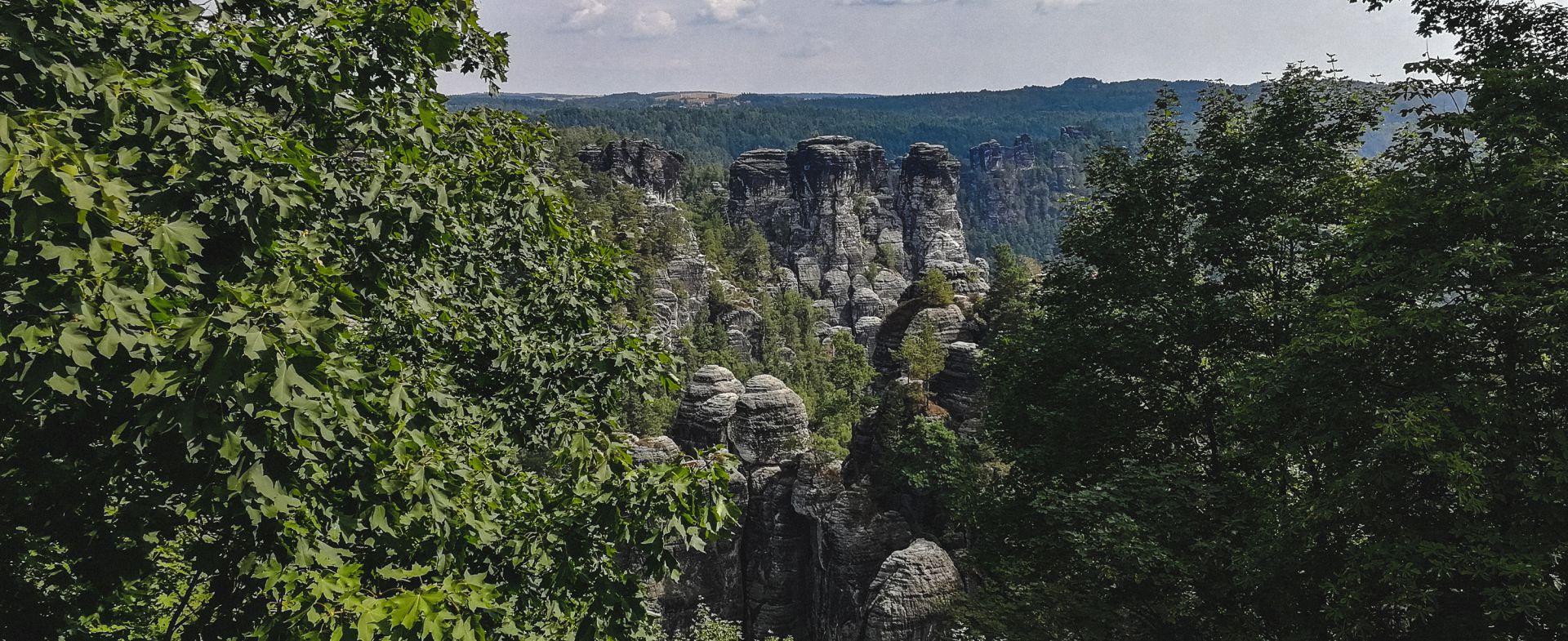 Route through Saxon Switzerland National Park