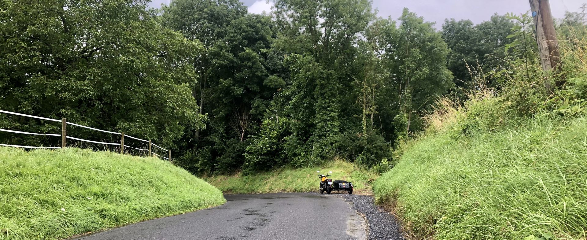 Petite route en forêt de Retz