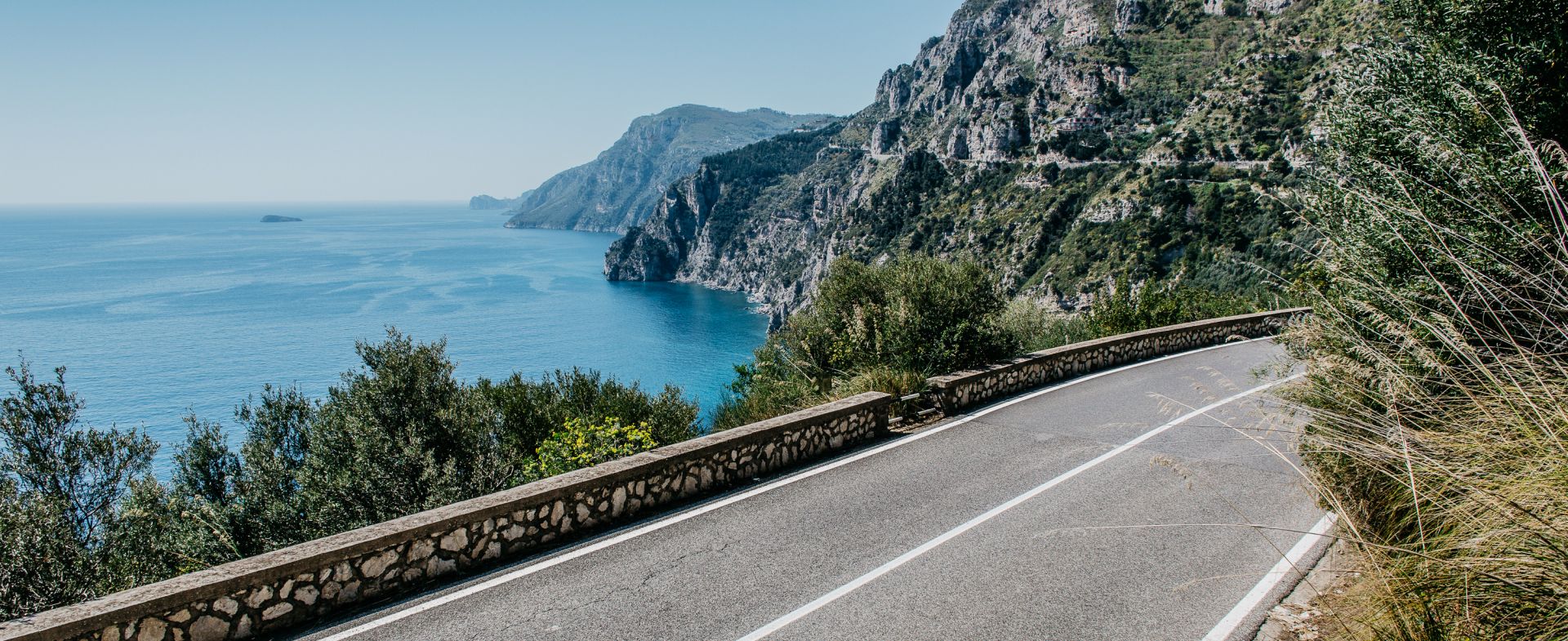 SS163 Amalfi Coast Road Motorcycle Diaries