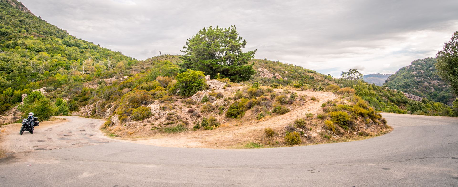 Curvy road among the hills | D3 - Corsica