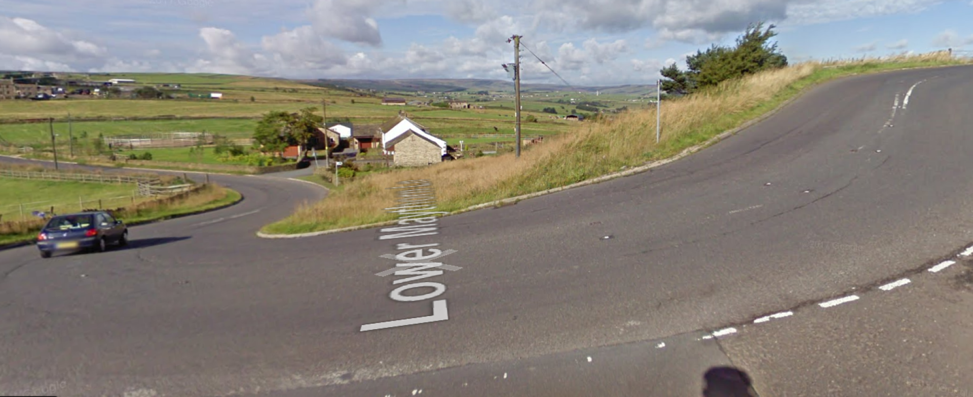 Corkscrew at Wood Royd Hill