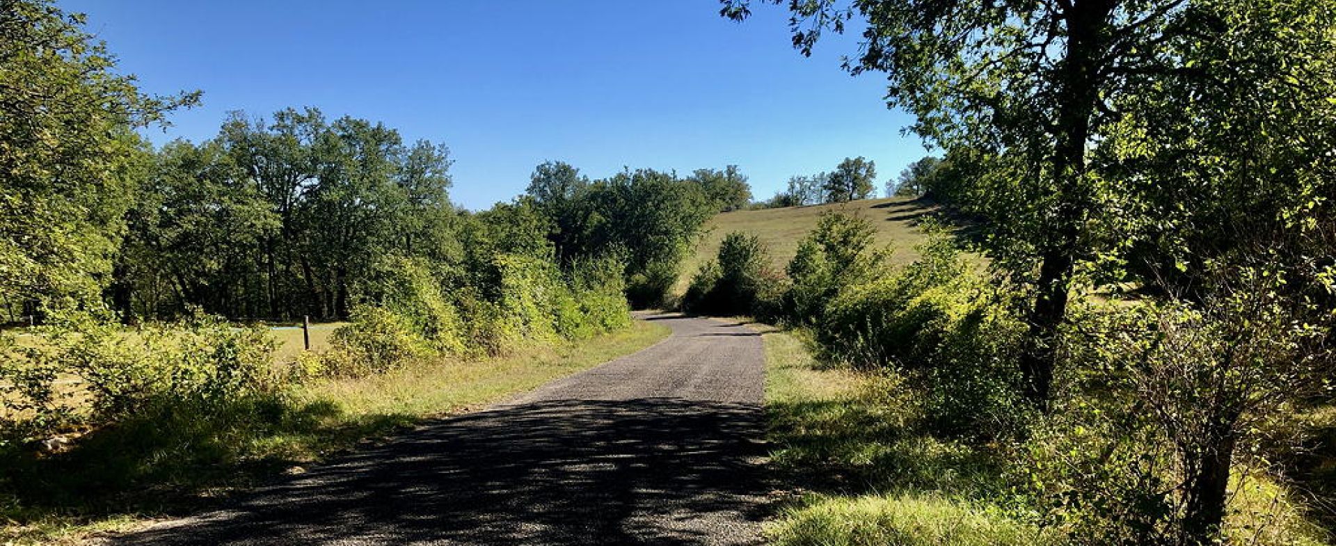 La D7 au nord de Cahors