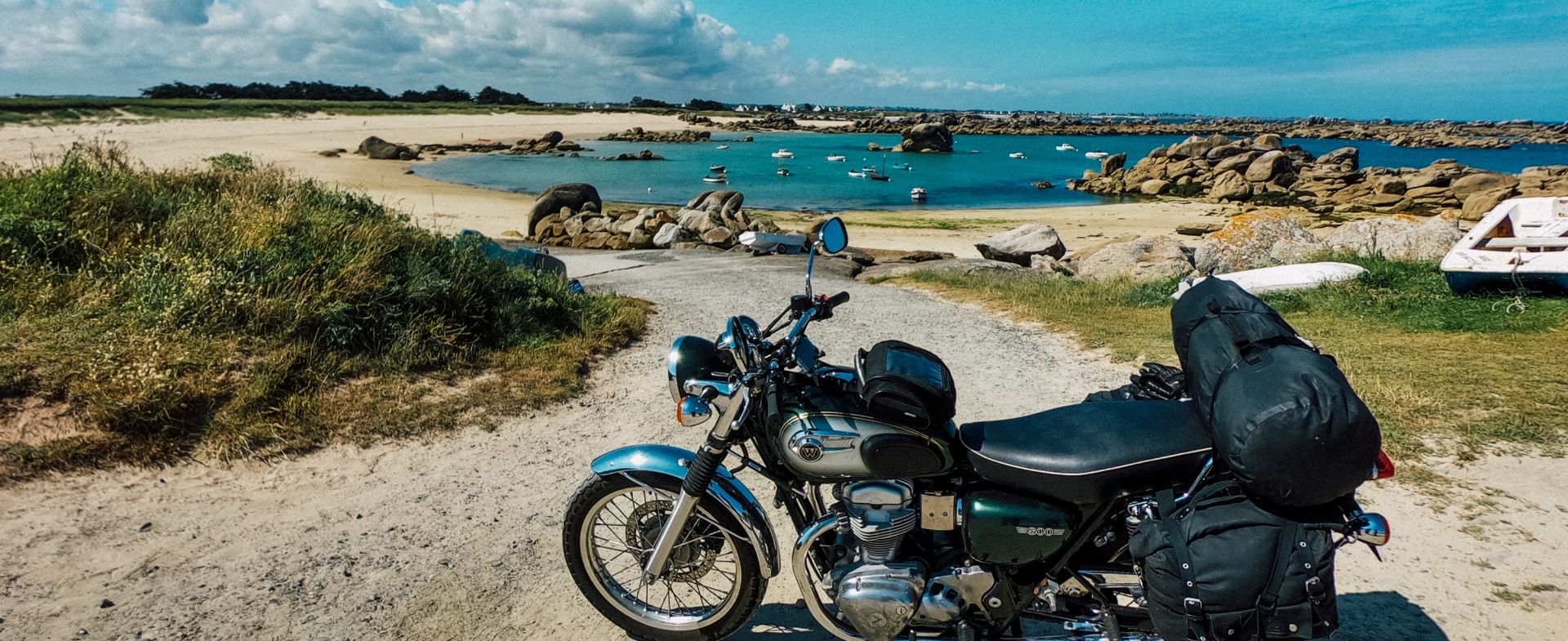 Unnamed coastal road with fantastic beaches
