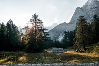 Amazing view through Triglav
