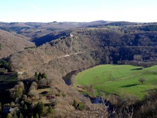 Navoirat - Point de vue sur le château Rocher