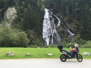 Staniskabach wasserfall (Schleierfall, Haslacherfall)