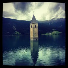 Campanile Lago di Resia