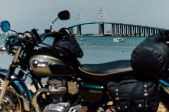 Saint Nazaire Bridge view