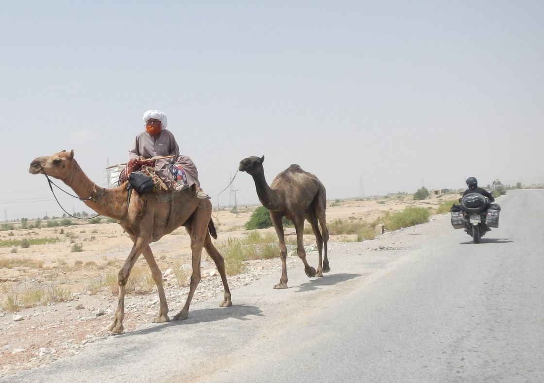 "Frank driving through Iran"