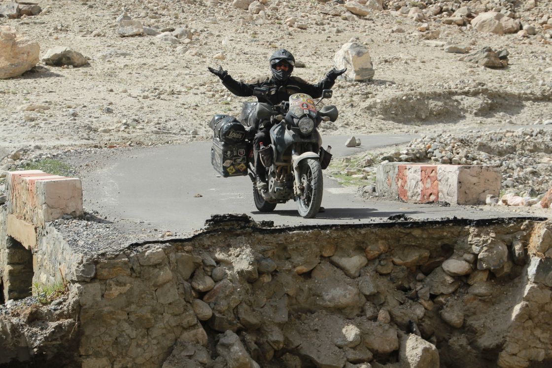 "Motorcycle Vagabonds on the road"
