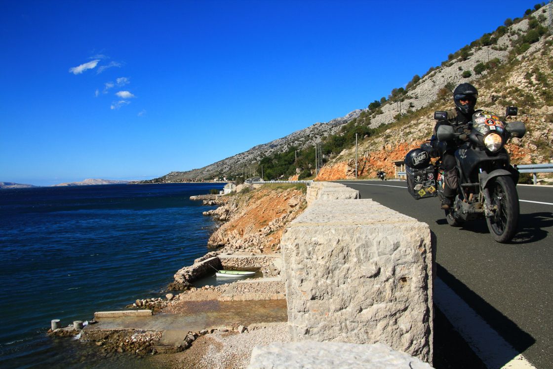 "Motorcycle Vagabonds riding in Europe"