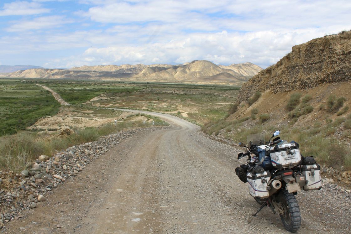 On her bike: “Holy crap, what a beautiful world!”  Through the scenic Ks, part II