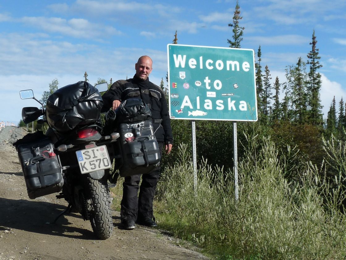 They first rode north to Alaska and then back south, all the way to Argentina.