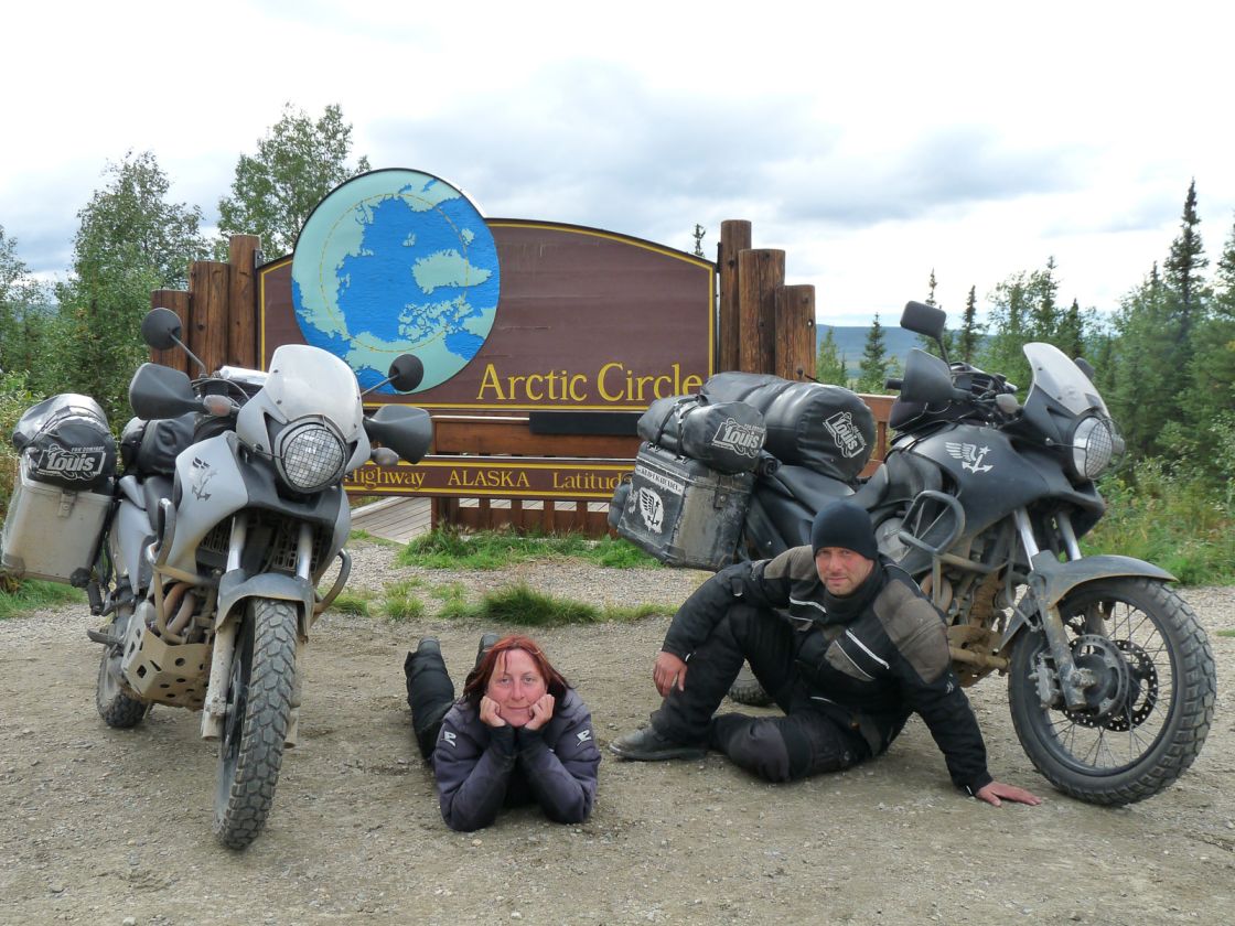 They first rode north to Alaska and then back south, all the way to Argentina.