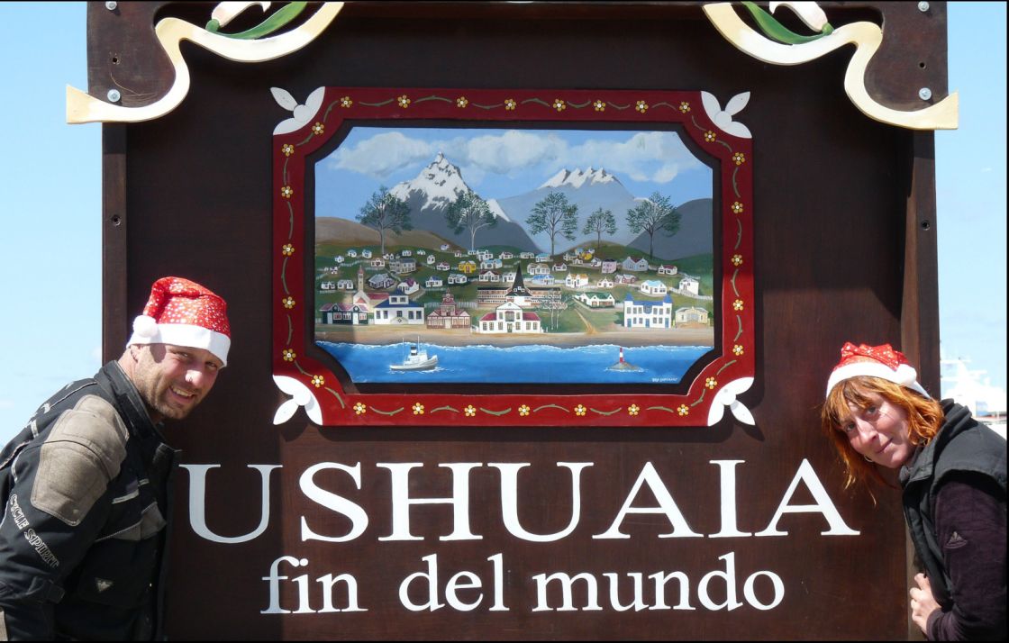 They first rode north to Alaska and then back south, all the way to Argentina.