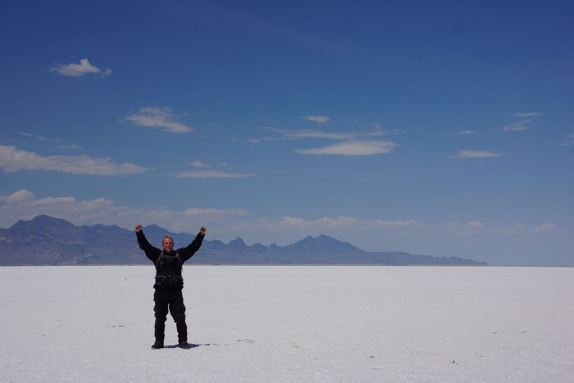 Bonneville Salt Flats.