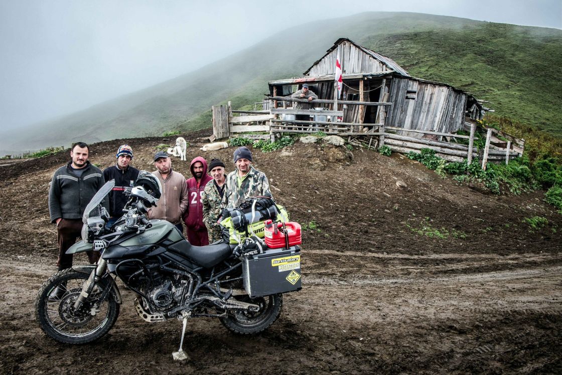 When there’s mud and there’s inexperience, well, I drop things… like my bike. I drop my bike a lot, like, ALOT! Anyhow, these farmers came over the crest of the pass and helped me work on the old girl. Not only that, they invited me back to their handcrafted, warm homes for tea, cigarettes and a barbecue. Humans really are amazing creatures.