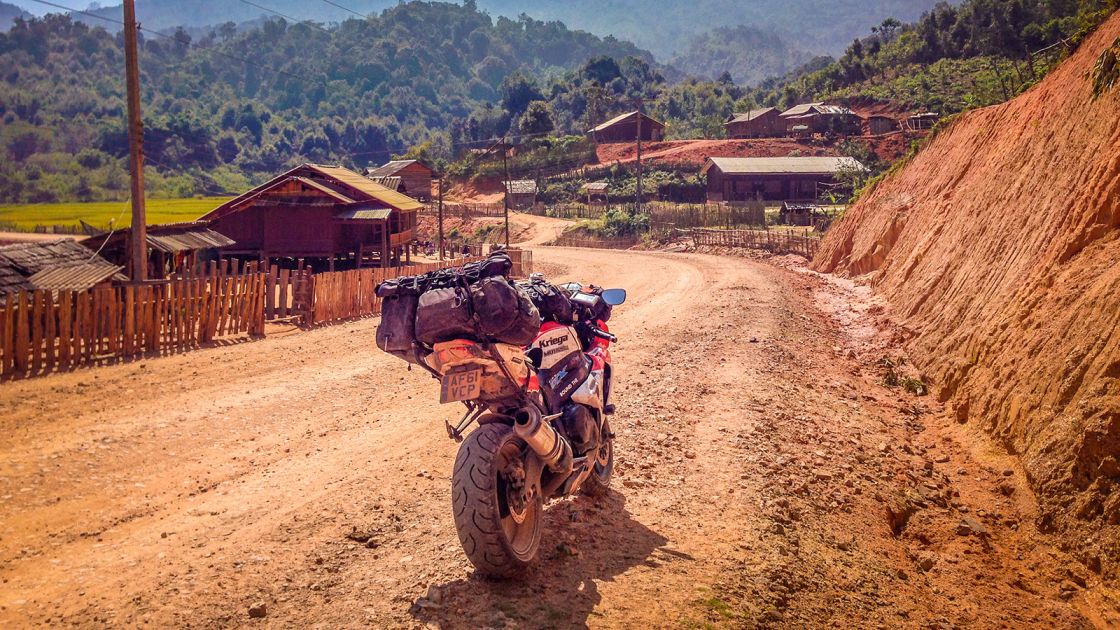 Bridgestone tyres coping with dirt tracks in Laos