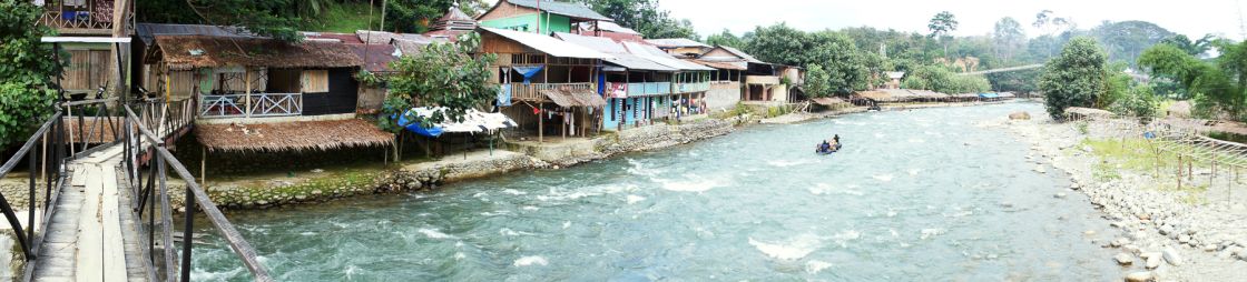 In Bukit Lawang, Indonesia.