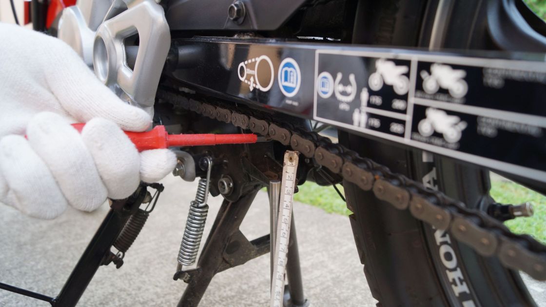 Chain tension, 10 checkpoints before travelling