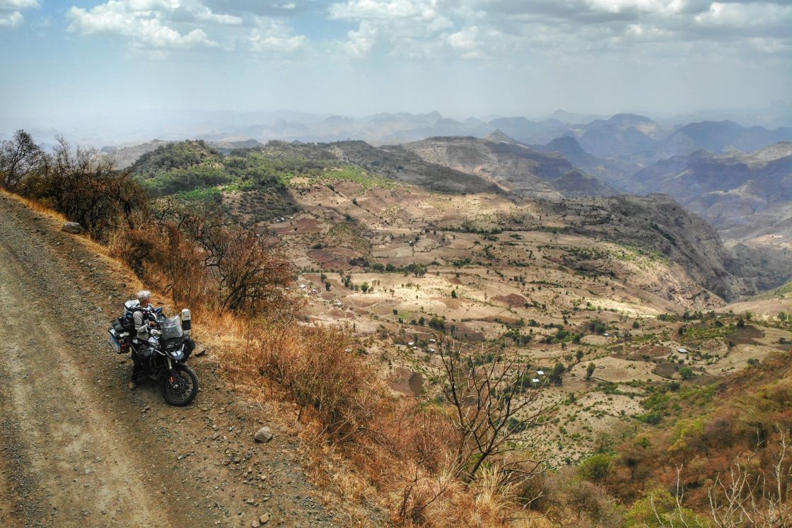 On her bike: Through Sudan and Ethiopia