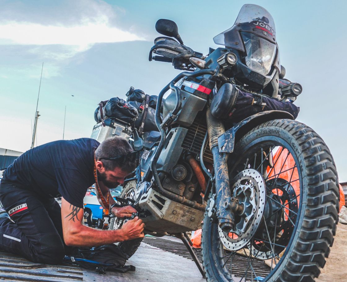 motorbike for traveling