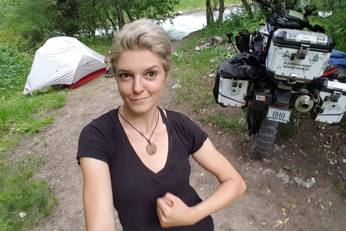 After three weeks I was ready and so excited to leave the city jungle! Just Chillie, my tent and me.