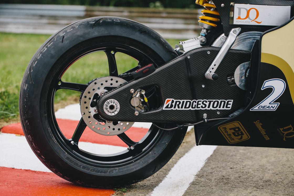 Bridgestone is analysing data from our testing and using their own professional riders to test our bikes on private tracks