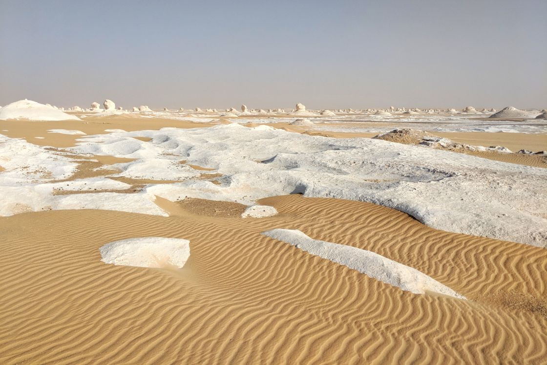 The white desert, Egypt