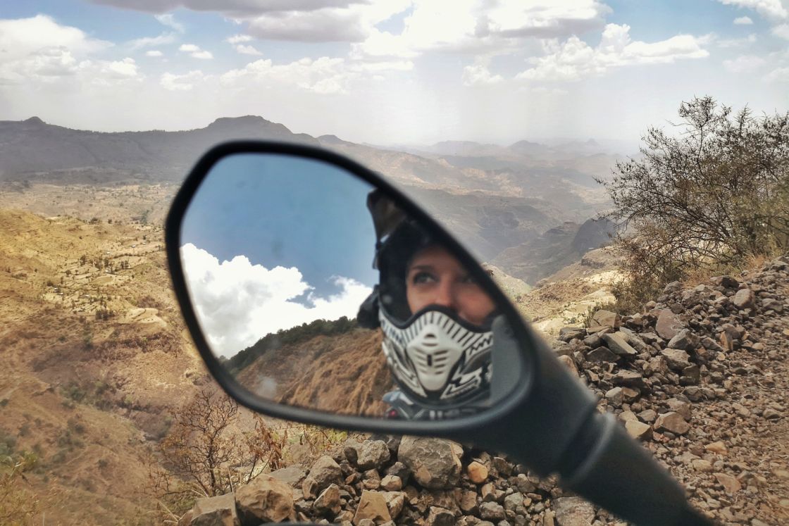 On her bike: Through Sudan and Ethiopia
