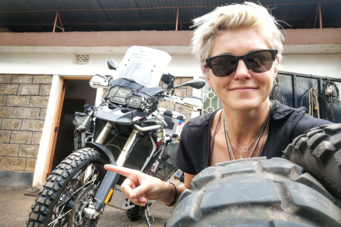 ON HER BIKE KENYA