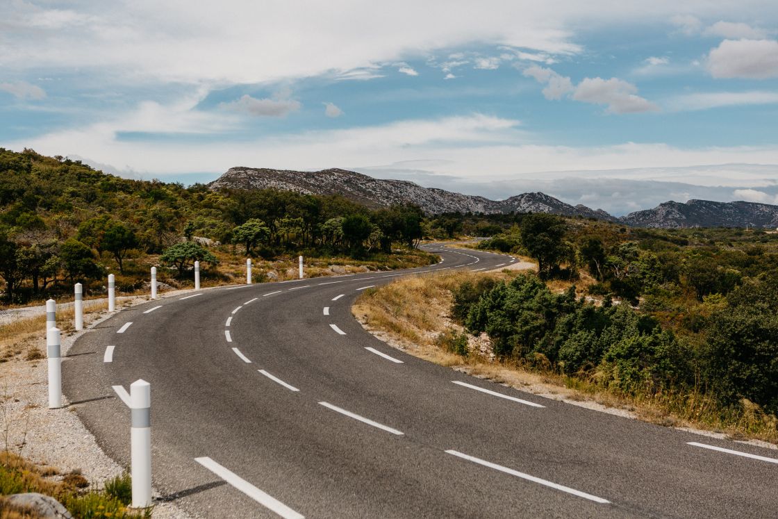 Open road that looks like a track.....