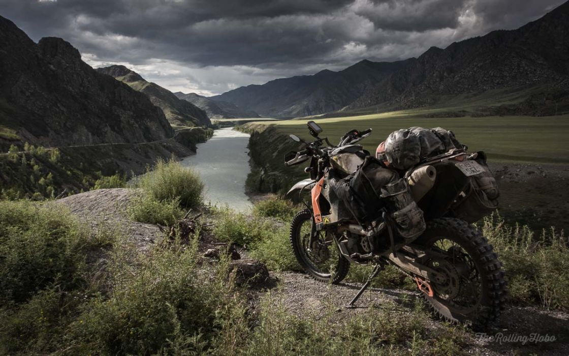Katun River in Altai, Russia
