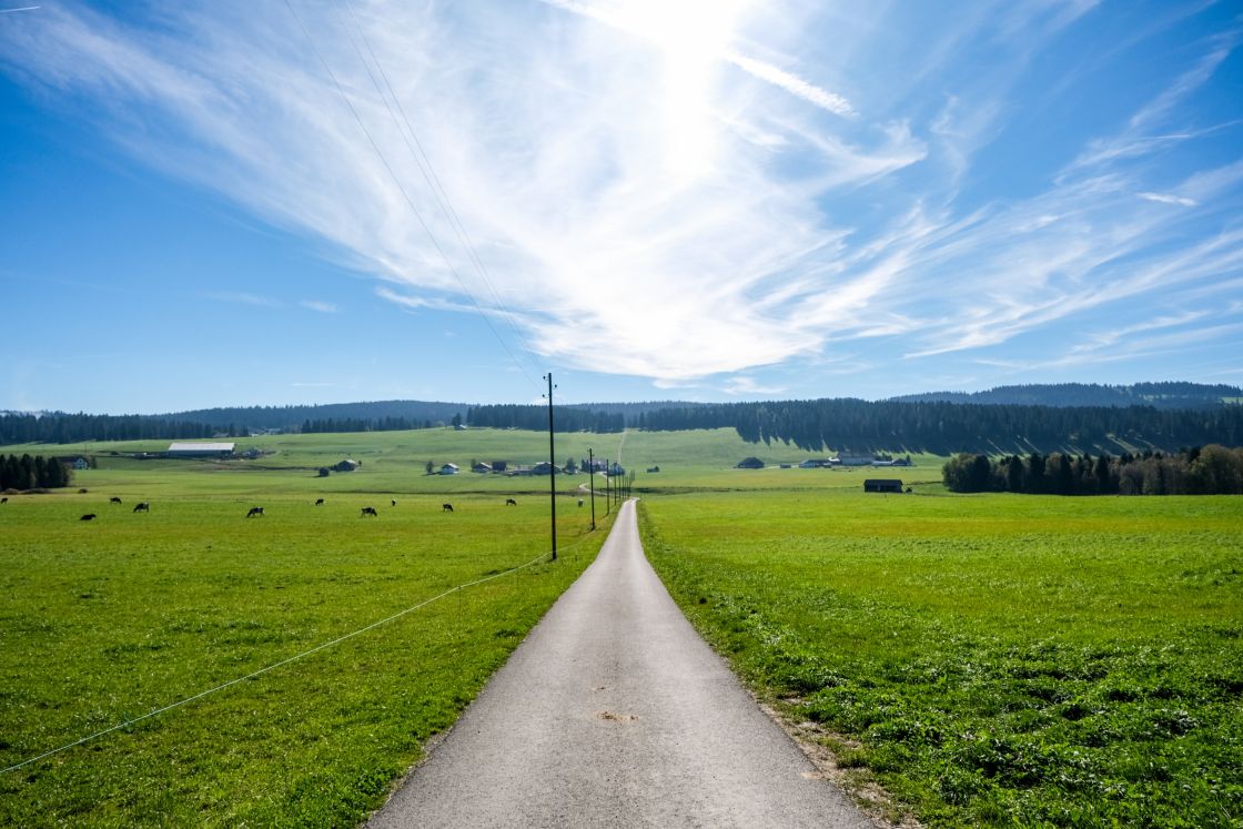 Swiss Jura and French Alps