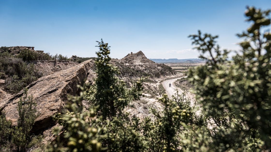 Gravel roads in Bardenas Reales
