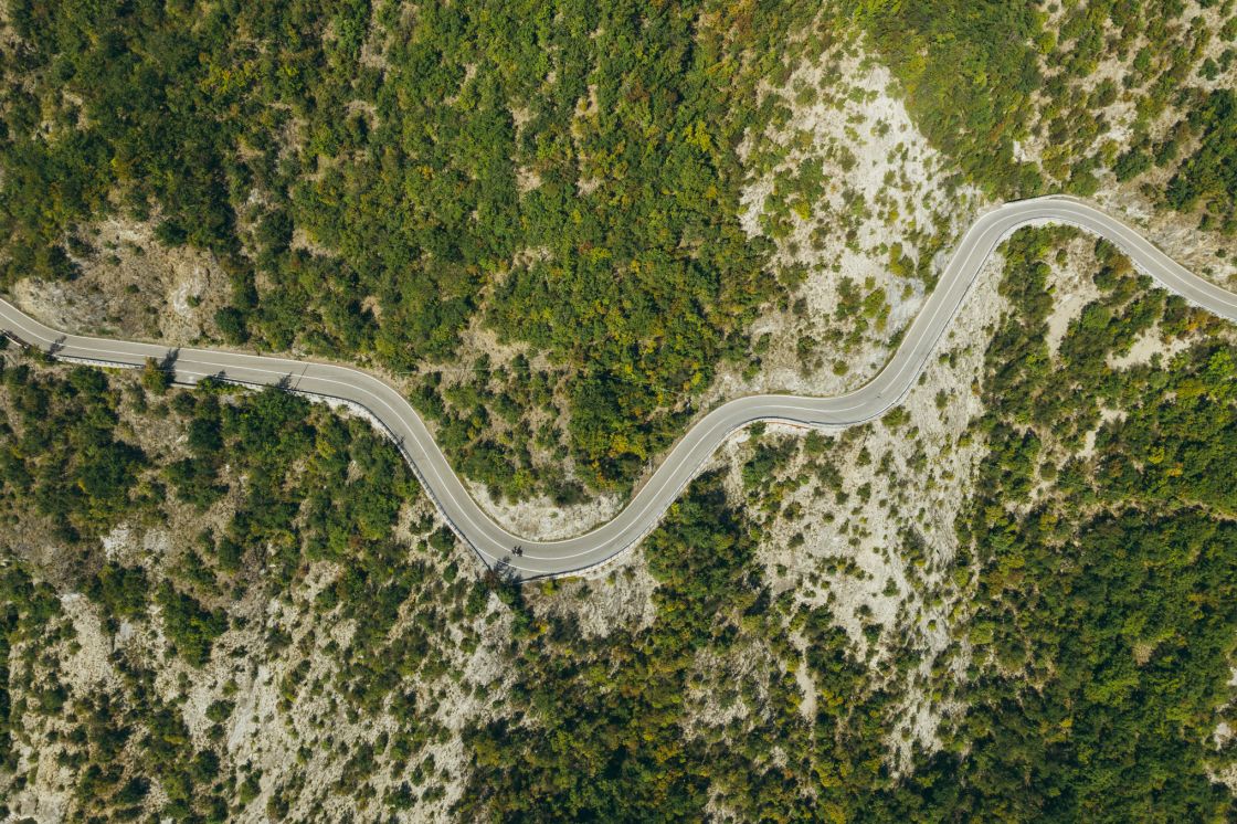 SS45 around Bobbio