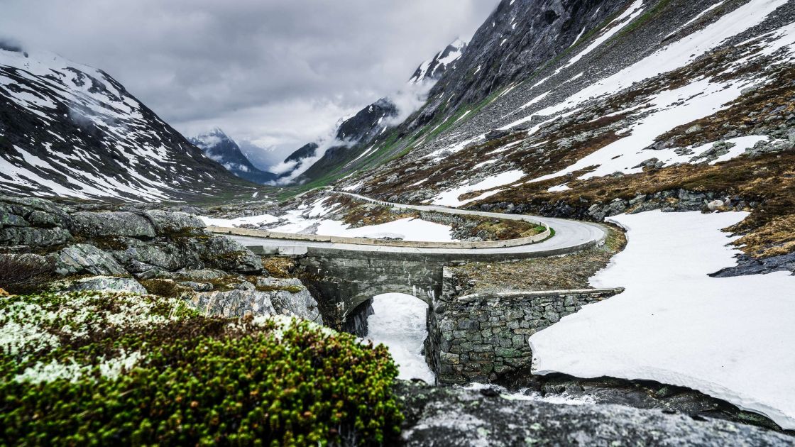 Mountains, Gravel Road, Abandoned Village