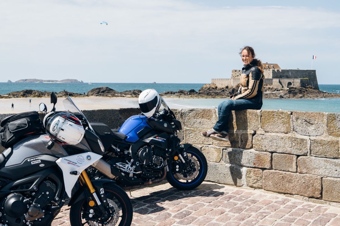 The tourist stop at St-Malo
