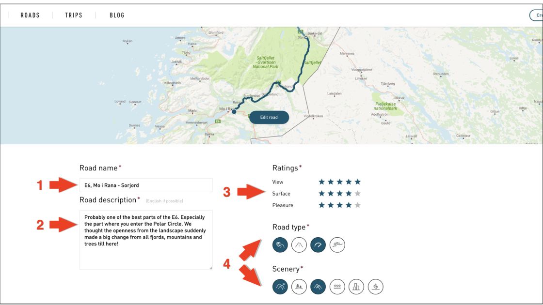 STEP 6: Name And Rate Your Road