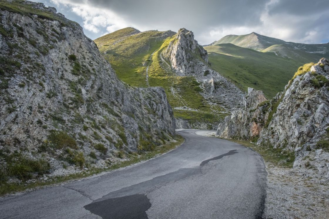 Norcia - Castelluccio - Arquata del Tronto (47 km, Italy)