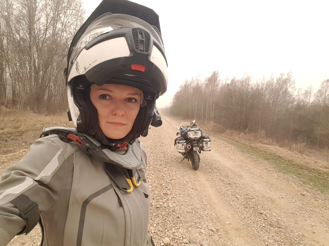 On my way to Savbodny my GPS decided to lead me through 20 km of dirt which then turned out to be a dead end.