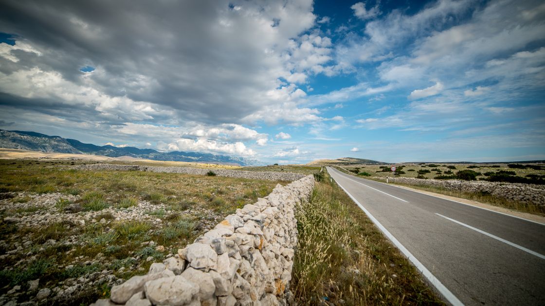 Pag Main Road by Gabor DrUngvari